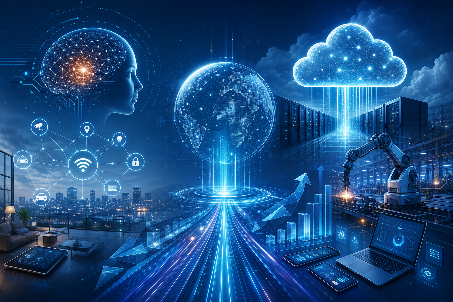 AI, IoT V&agrave; Cloud Computing: Bộ Ba C&ocirc;ng Nghệ Định H&igrave;nh Chuyển Đổi Số 2026