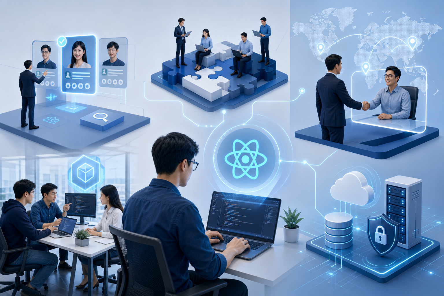 Thu&ecirc; lập tr&igrave;nh vi&ecirc;n ReactJS theo dự &aacute;n &ndash; Giải ph&aacute;p bổ sung nh&acirc;n sự nhanh ch&oacute;ng