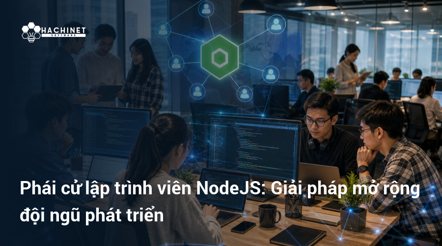 Phái cử lập trình viên NodeJS: Giải pháp mở rộng đội ngũ phát triển