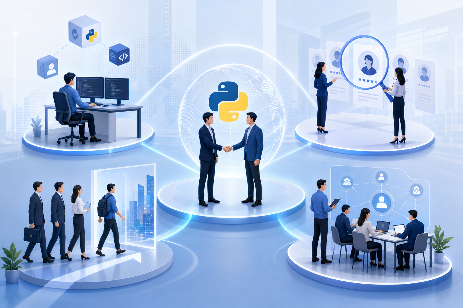 Dịch vụ ph&aacute;i cử lập tr&igrave;nh vi&ecirc;n Python theo nhu cầu doanh nghiệp