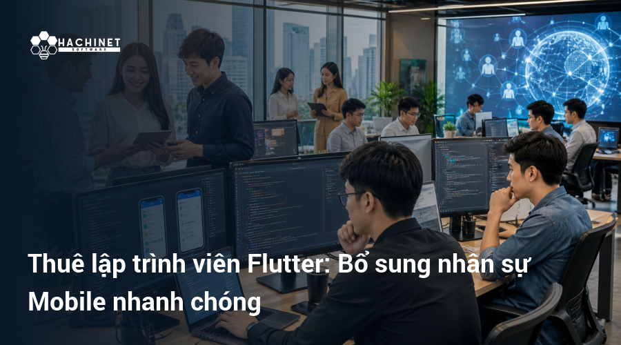 Thuê lập trình viên Flutter: Bổ sung nhân sự Mobile nhanh chóng