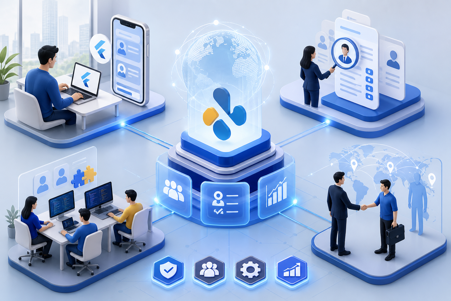 Thu&ecirc; lập tr&igrave;nh vi&ecirc;n Flutter: Bổ sung nh&acirc;n sự Mobile nhanh ch&oacute;ng