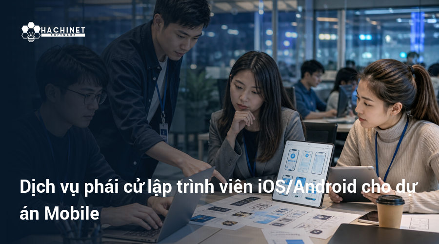 Dịch vụ phái cử lập trình viên iOS/Android cho dự án Mobile