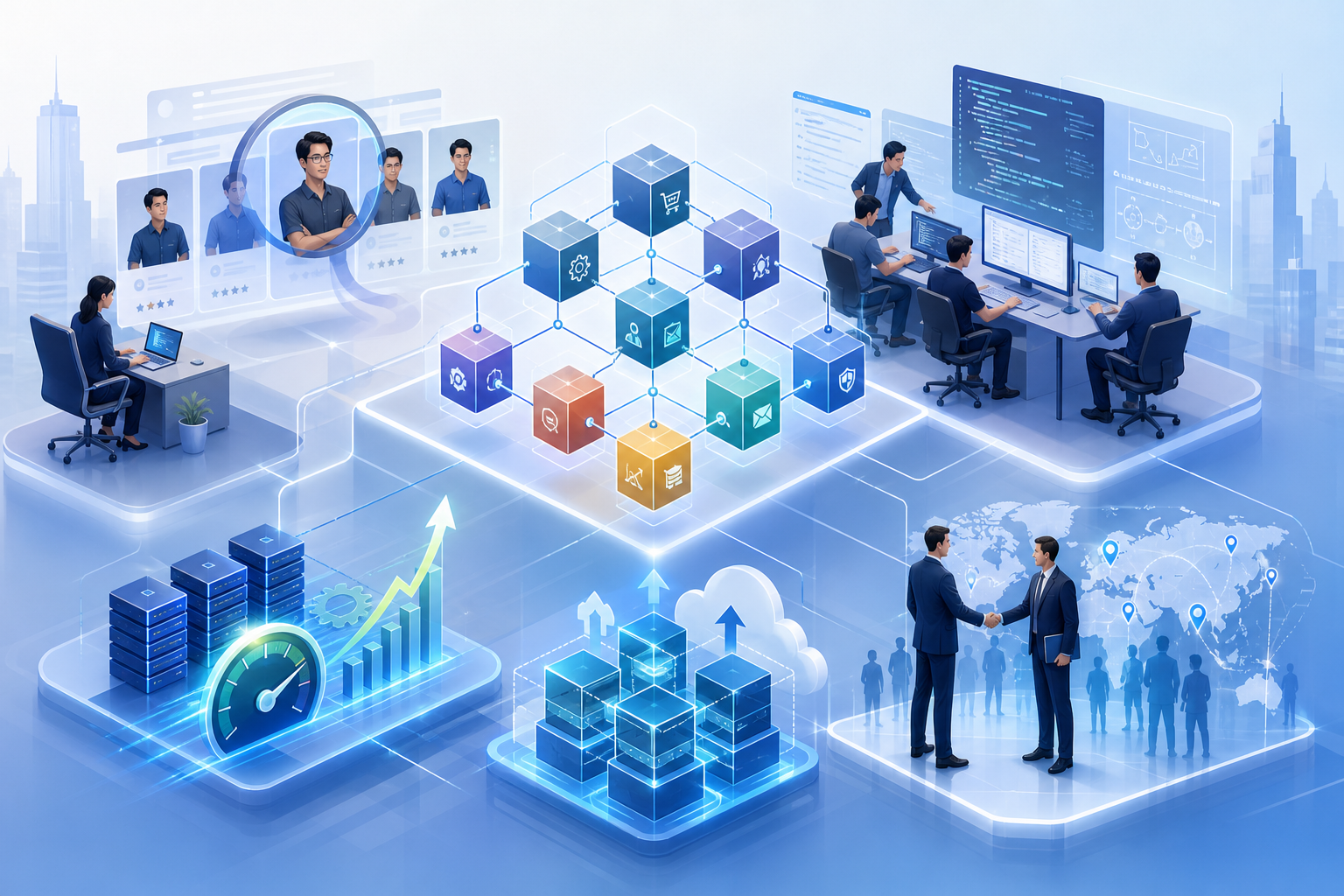 Thu&ecirc; lập tr&igrave;nh vi&ecirc;n c&oacute; kinh nghiệm Microservices: Khi n&agrave;o doanh nghiệp cần?