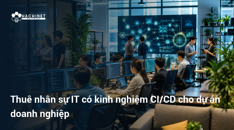 Thuê nhân sự IT có kinh nghiệm CI/CD cho dự án doanh nghiệp
