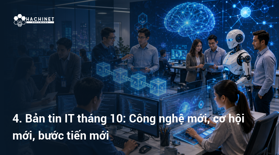 4. Bản tin IT tháng 10: Công nghệ mới, cơ hội mới, bước tiến mới