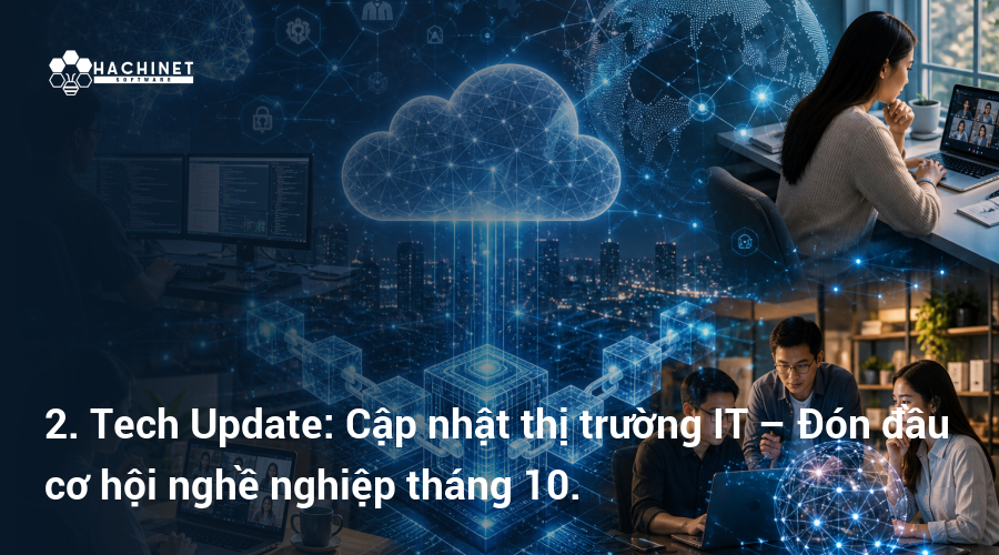 2. Tech Update: Cập nhật thị trường IT – Đón đầu cơ hội nghề nghiệp tháng 10.