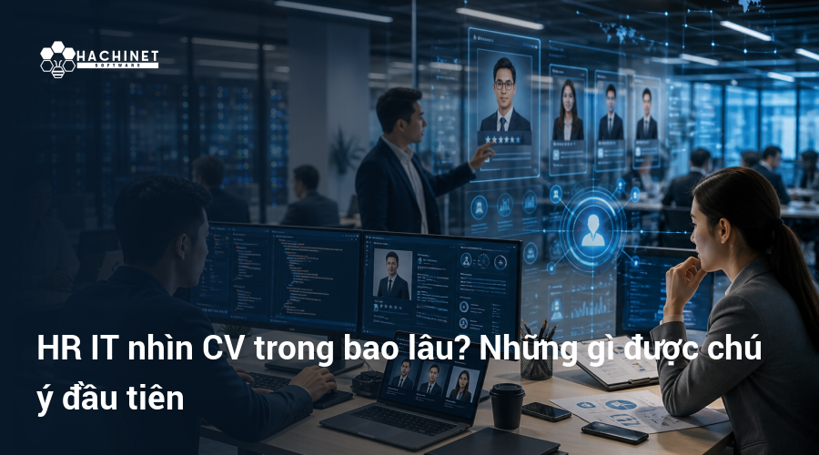 HR IT nhìn CV trong bao lâu? Những gì được chú ý đầu tiên