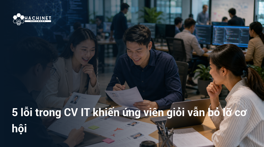 5 lỗi trong CV IT khiến ứng viên giỏi vẫn bỏ lỡ cơ hội
