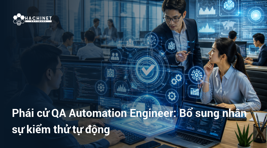 Phái cử QA Automation Engineer: Bổ sung nhân sự kiểm thử tự động
