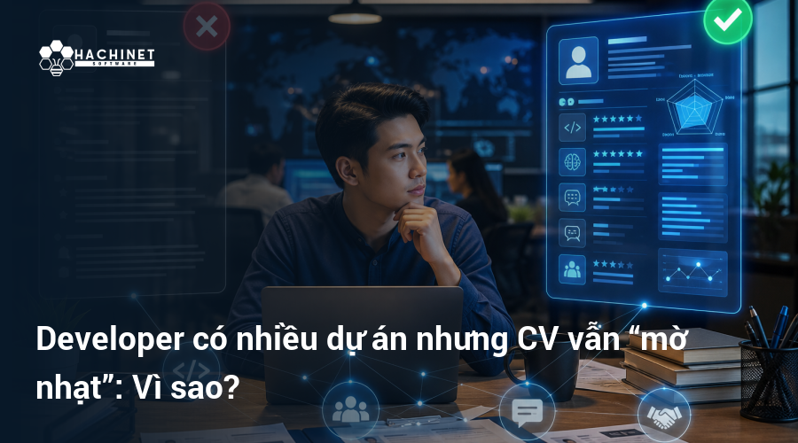 Developer có nhiều dự án nhưng CV vẫn “mờ nhạt”: Vì sao?