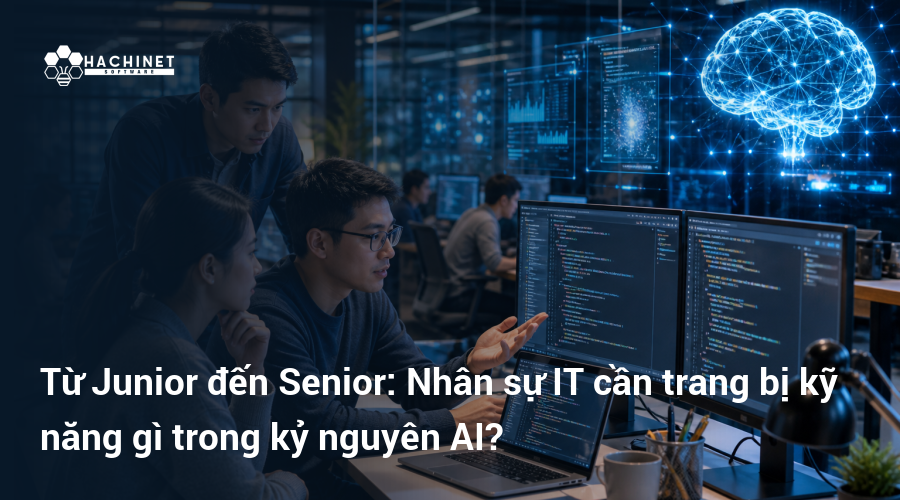 Từ Junior đến Senior: Nhân sự IT cần trang bị kỹ năng gì trong kỷ nguyên AI?