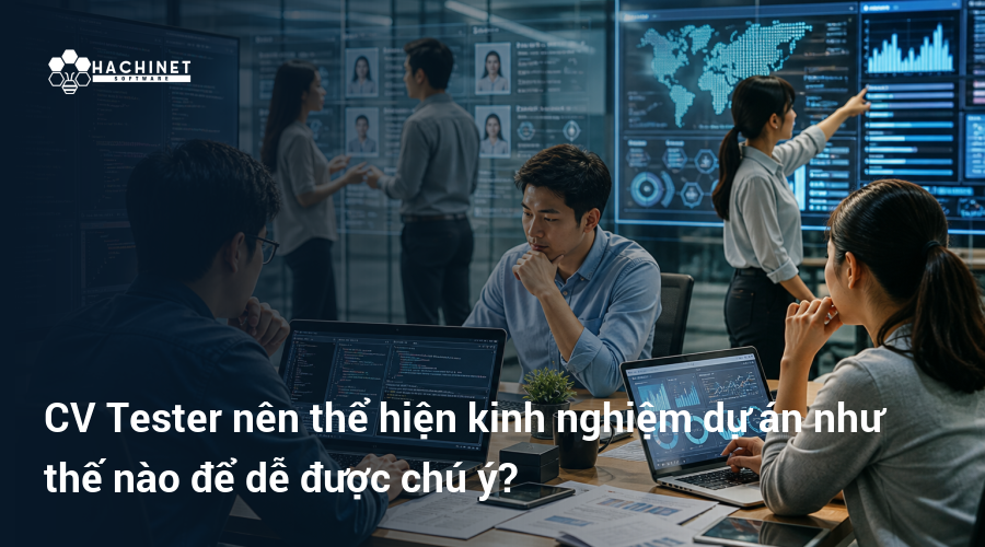 CV Tester nên thể hiện kinh nghiệm dự án như thế nào để dễ được chú ý?