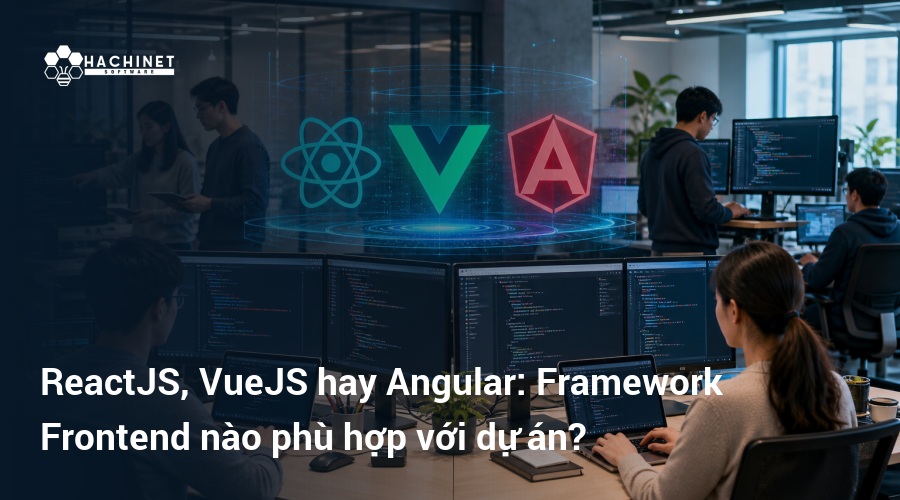 ReactJS, VueJS hay Angular: Framework Frontend nào phù hợp với dự án?