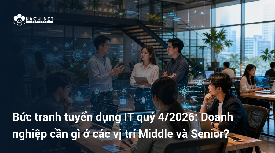 Bức tranh tuyển dụng IT quý 4/2026: Doanh nghiệp cần gì ở các vị trí Middle và Senior?