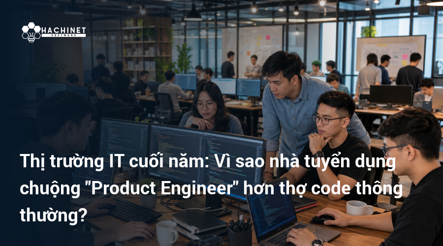 Thị trường IT cuối năm: Vì sao nhà tuyển dụng chuộng "Product Engineer" hơn thợ code thông thường?