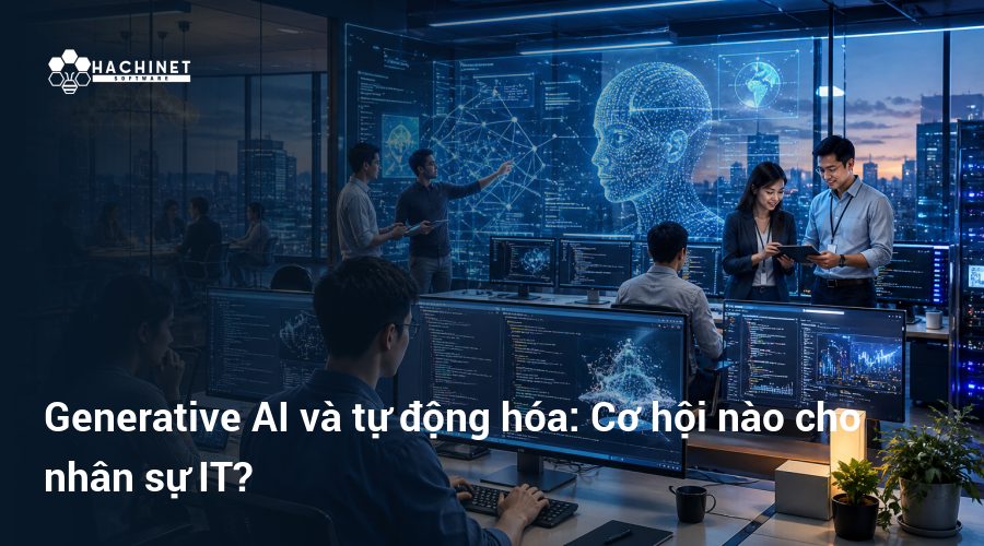 Generative AI và tự động hóa: Cơ hội nào cho nhân sự IT?