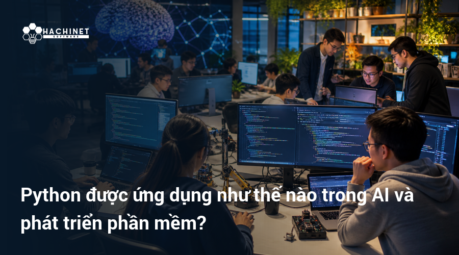 Python được ứng dụng như thế nào trong AI và phát triển phần mềm?